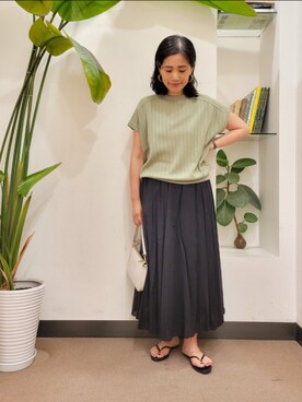 浪口　絵美さん（レディース・164cm）の夏コーディネート