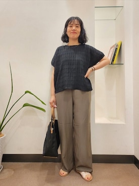 浪口 絵美さん(レディース・164cm)の夏コーディネート
