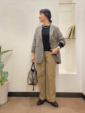 浪口 絵美さん(レディース・164cm)の秋コーディネート