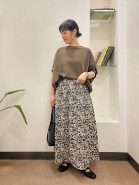 「URBAN RESEARCH DOORS（アーバンリサーチドアーズ）のアイテム」を使った、浪口　絵美さん（レディース・164cm）の夏コーディネート