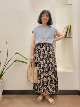 浪口 絵美さん(レディース・164cm)の夏コーディネート