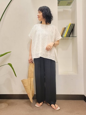 浪口　絵美さん（レディース・164cm）の夏コーディネート