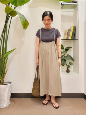 浪口　絵美さん（レディース・164cm）の夏コーディネート