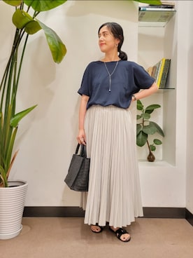 浪口　絵美さん（レディース・164cm）の夏コーディネート