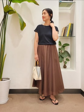 浪口　絵美さん（レディース・164cm）の夏コーディネート