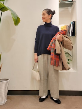 浪口 絵美さん(レディース・164cm)の冬コーディネート