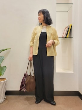 「URBAN RESEARCH DOORS（アーバンリサーチドアーズ）のアイテム（バンダナ/スカーフ）」を使った、浪口　絵美さん（レディース・164cm）の秋コーディネート