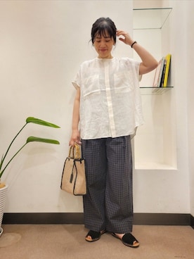 「PENELOPE（ペネローペ）のアイテム」を使った、浪口　絵美さん（レディース・164cm）の春コーディネート