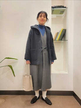 「アーバンリサーチドアーズ」｜「アイテム（ワンピース/ドレス）」を使った、浪口　絵美さん（レディース・164cm）の秋コーディネート
