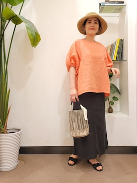 浪口 絵美さん(レディース・164cm)の春コーディネート