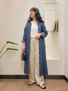 「RODE SKO（ロデスコ）のアイテム（シューズ）」を使った、浪口　絵美さん（レディース・164cm）の春コーディネート