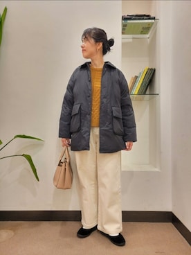 「アイテム（その他シューズ）」を使った、浪口　絵美さん（レディース・164cm）の冬コーディネート