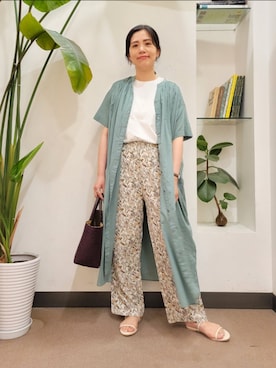 浪口　絵美さん（レディース・164cm）の夏コーディネート