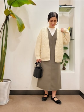 浪口　絵美さん（レディース・164cm）の秋コーディネート