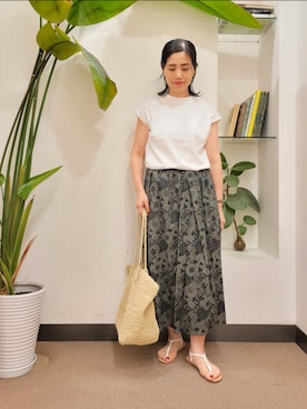 浪口　絵美さん（レディース・164cm）の夏コーディネート