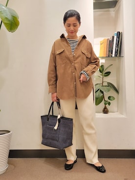 浪口　絵美さん（レディース・164cm）の秋コーディネート