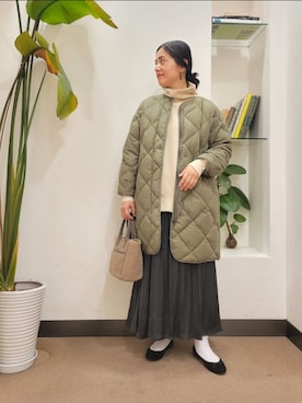 「URBAN RESEARCH DOORS」｜浪口　絵美さん（レディース・164cm）の冬コーディネート