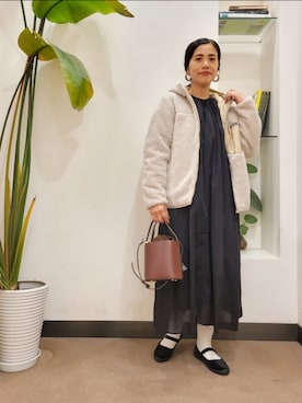 「orcival」｜「アイテム（ワンピース/ドレス）」を使った、emiinamiiさん（レディース・164cm）の秋コーディネート