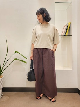 浪口 絵美さん(レディース・164cm)の夏コーディネート