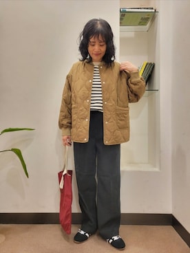 「adidas（アディダス）のadidas　TOKYO W（スニーカー）」を使った、浪口　絵美さん（レディース・164cm）の秋コーディネート