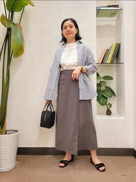 浪口　絵美さん（レディース・164cm）の春コーディネート