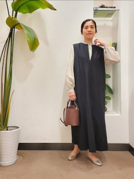 「URBAN RESEARCH DOORS」｜浪口　絵美さん（レディース・164cm）の秋コーディネート