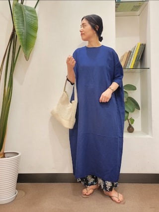 かぐれ（カグレ）の「『2サイズ展開』リネンレーヨンワイド