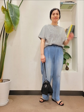 浪口 絵美さん(レディース・164cm)の夏コーディネート