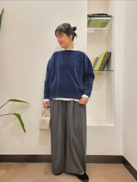 「アイテム（その他シューズ）」を使った、浪口　絵美さん（レディース・164cm）の冬コーディネート