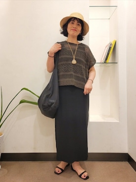 浪口 絵美さん(レディース・164cm)の夏コーディネート
