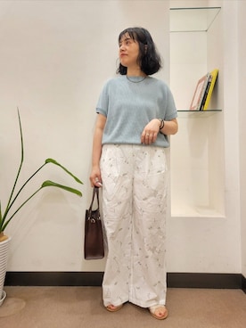「かぐれ（カグレ）のアイテム」を使った、浪口　絵美さん（レディース・164cm）の夏コーディネート