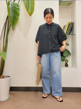 「かぐれ」｜浪口　絵美さん（レディース・164cm）の夏コーディネート