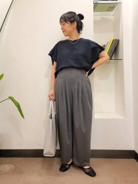 「オンオフ兼用」｜浪口　絵美さん（レディース・164cm）の春コーディネート