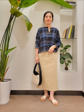 浪口　絵美さん（レディース・164cm）の夏コーディネート