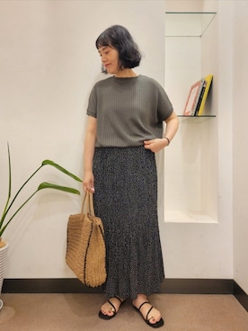 浪口 絵美さん(レディース・164cm)の夏コーディネート