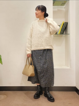 浪口　絵美さん（レディース・164cm）の秋コーディネート