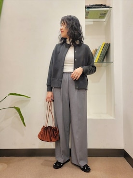 「MoonStar（ムーンスター）のアイテム」を使った、浪口　絵美さん（レディース・164cm）の冬コーディネート