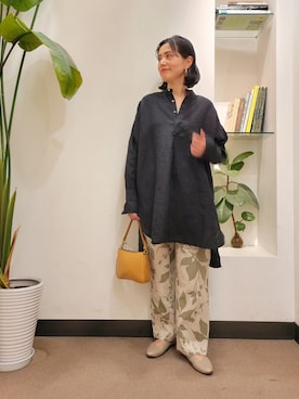 「MARCO BIANCHINI（マルコビアンチーニ）のアイテム」を使った、浪口　絵美さん（レディース・164cm）の春コーディネート