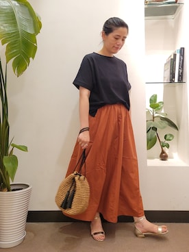 浪口　絵美さん（レディース・164cm）の夏コーディネート