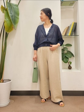 浪口　絵美さん（レディース・164cm）の夏コーディネート