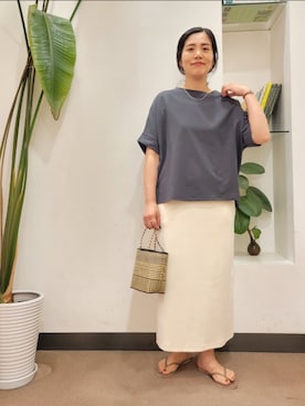 浪口 絵美さん(レディース・164cm)の夏コーディネート