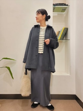 「アーバンリサーチドアーズ」｜浪口　絵美さん（レディース・164cm）の冬コーディネート