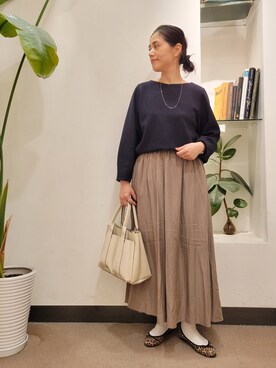 浪口 絵美さん(レディース・164cm)の冬コーディネート