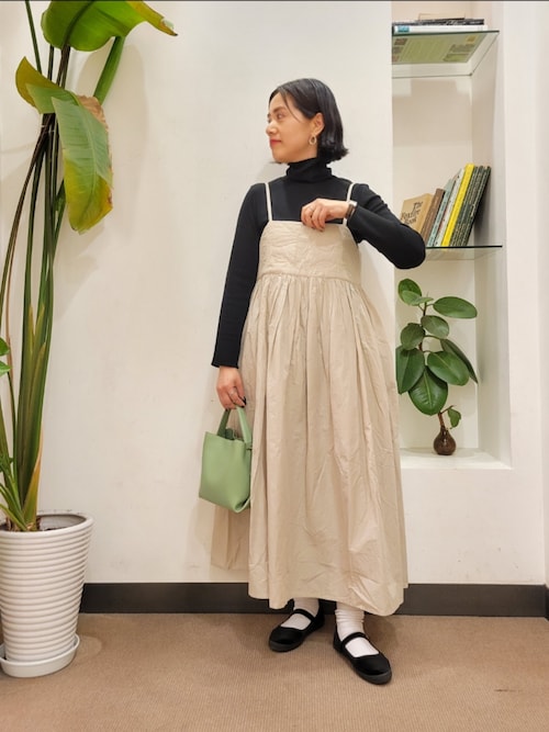 かぐれ（カグレ）の「パターンキルトキャミワンピース