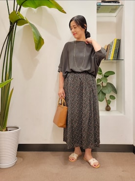 浪口　絵美さん（レディース・164cm）の夏コーディネート