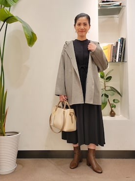 浪口　絵美さん（レディース・164cm）の冬コーディネート