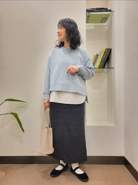 「アイテム（その他シューズ）」を使った、浪口　絵美さん（レディース・164cm）の秋コーディネート