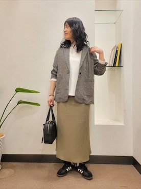 「FORK&SPOON（フォークアンドスプーン）のアイテム」を使った、浪口　絵美さん（レディース・164cm）の春コーディネート