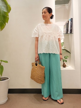 浪口　絵美さん（レディース・164cm）の夏コーディネート