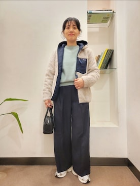 「パタゴニア」｜浪口　絵美さん（レディース・164cm）の秋コーディネート
